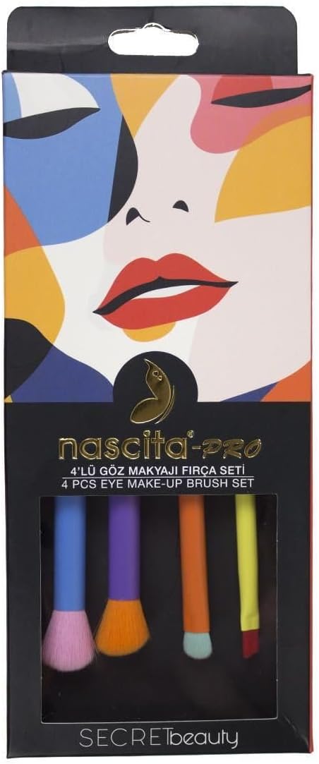 nascita Secret Beauty 4 Lü Göz Makyaj Fırça Seti - 134
