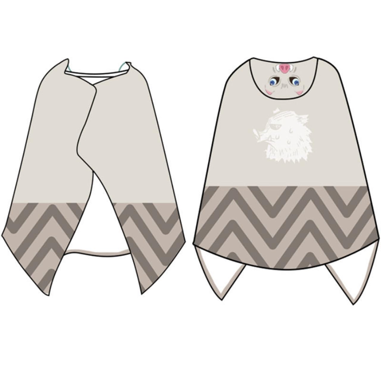 Amazon.co.jp: kueer鬼滅の刃 ブランケット フード付き 着る毛布