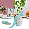 Self Adhesive Crystal Rhinestone Diamond Ribbon, Lake Blue Rhinestone Decorative Sticker with 2mm Rhinestones, Diamond Crystal Sticker for Car Decoration or DIY Crafts (Lake Blue, 1.2 Inch x 3Yards) #5