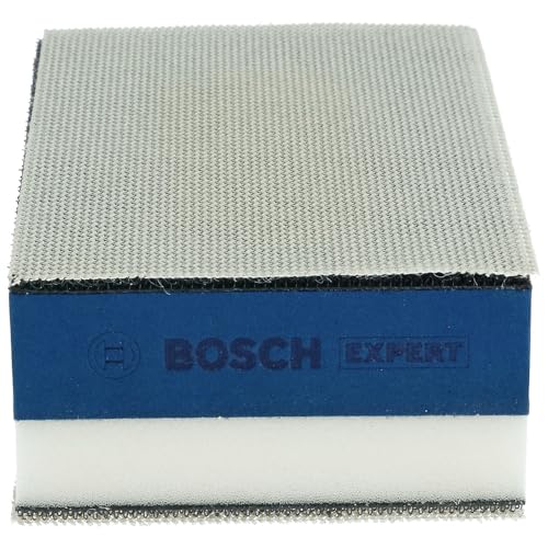 Bosch Accessories Professional 1x EXPERT Dual Density Block (für Farbe auf Holz, Hartholz, Ø 80x133 mm, Zubehör Handschleifen)