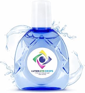 Buie Lutein Eye Drops – Daily Hydration & Comfort for Dry, Tired Eyes – Botanical Blend with Lutein, Vitamin B6, Honeysuckle & Chrysanthemum – Preservative-Free, Lens-Friendly Formula – 0.5 fl oz
