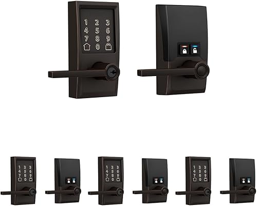Miniatura 15 de Schlage FE789WBCEN625LAT Encode Century WiFi Latitude Palanca Cerradura de Puerta Inteligente sin Llave con Pantalla Táctil de Entrada, Cromo