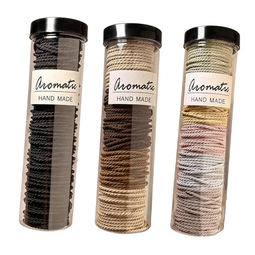3 Bottle/5 Bottle Multi Color Hair Ties Anti Break Design Resistant to Wear Hair Rope for Braided Bun Without Snagging Elastic H