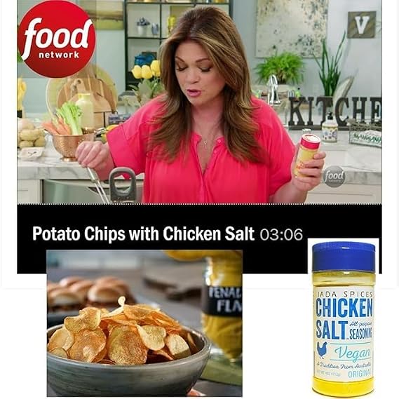 JADA Vegan All-Purpose Seasoning Trio Bacon Salt, Chicken Salt, and Turmeric Salt, Original Flavors, Gluten-Free, Non-GMO, Low Sodium, Kosher, Plant-Based, Variety Pack (3 Jars)