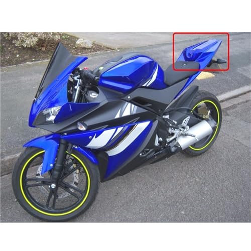 Capot de selle YZF R125 rigide, carénage aérodynamique aspect carbone injecté