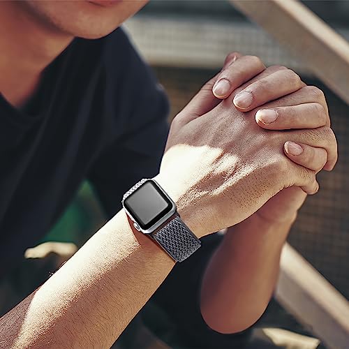 Lerobo Stretchy Bands Compatible with Apple Watch 42mm 44mm 45mm 46mm 49mm | 6 Pack Elastic Nylon Solo Loop Sport Strap for iWatch Bands Series 11 10 9 8 7 6 5 4 3 2 1 SE Ultra for Women Men, PFAS Free - image 5