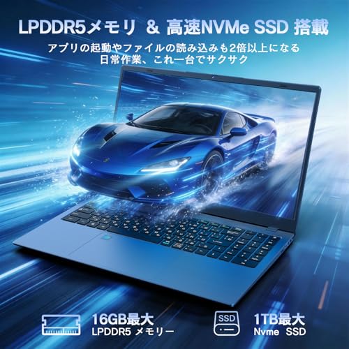 SOOYA - Office 2024 / Win11 Pro搭載 ノートパソコン 2026新モデル の