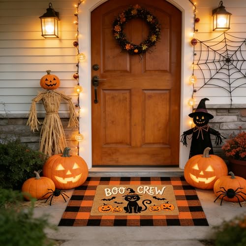 Halloween Decor Layered Front Doormat Set - image 1