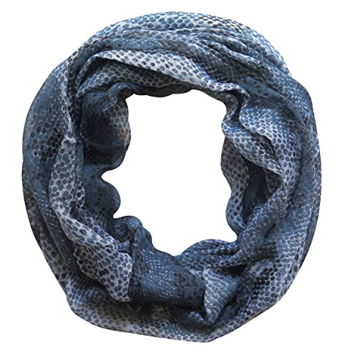 Lina & Lily Snake Print Women's Infinity Loop Scarf