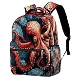 Photo Gallery zaino da viaggio con polpo rosso, per adolescenti, ragazze, scuola media, studenti, libreria, zaino per attività all aperto, resistente e leggero, multicolore 9, 29.4x20x40cm/11.5x8x16 in Photo Gallery zaino da viaggio con polpo rosso, per adolescenti, ragazze, scuola media, studenti, libreria, zaino per attività all aperto, resistente e leggero, multicolore 9, 29.4x20x40cm/11.5x8x16 in