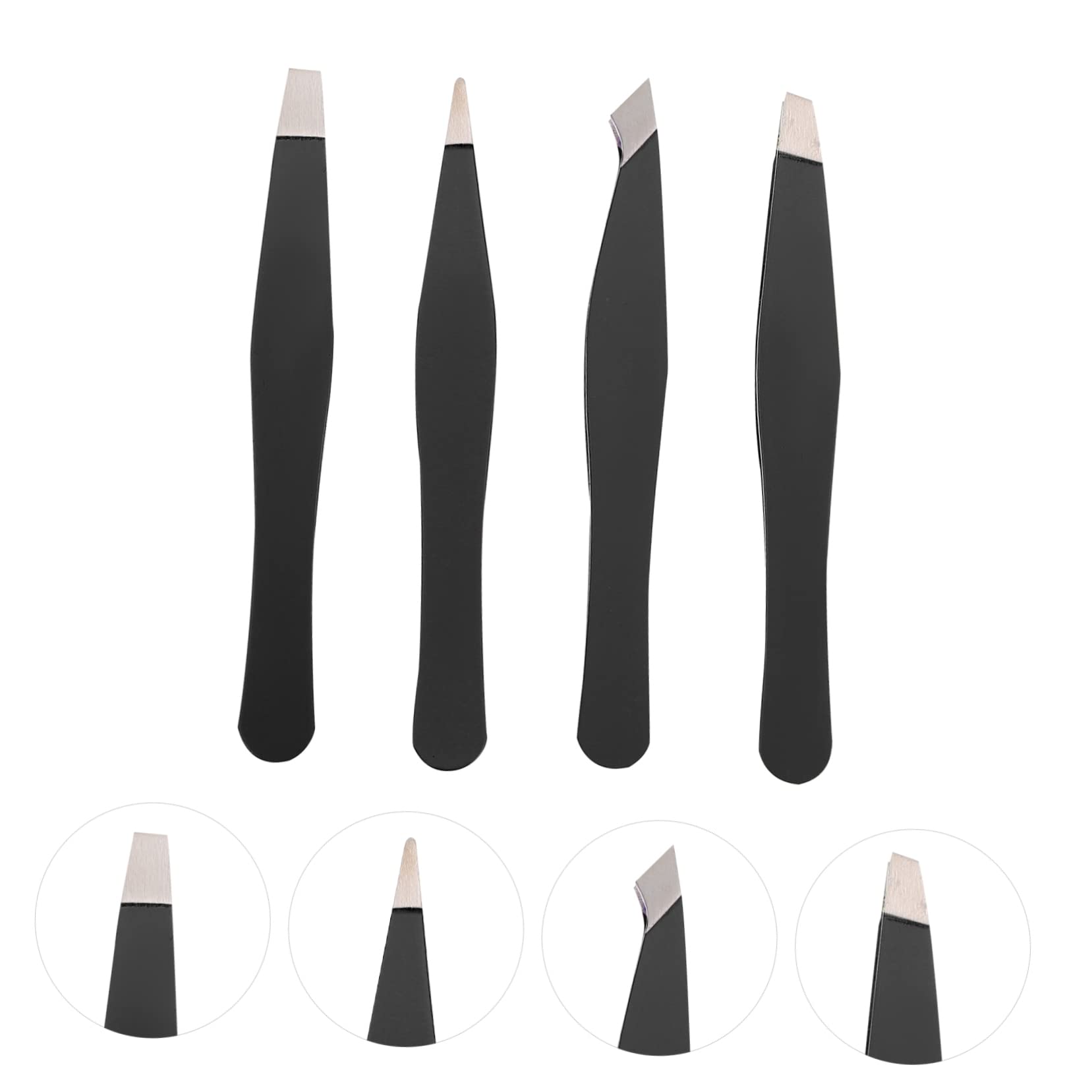 Angoily 20piezas Para Cejas De Herramientas De Belleza Para Depilación Facial Recortadoras De Cejas De Acero Inoxidable Para Uso Personal y Profesional