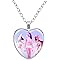 k-pop Demon Hunters Chain, Heart Pendant Necklace Accessories for Fans, Women, Girls