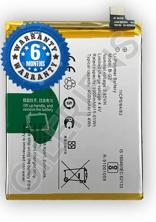 Image of Original B-G2 Battery for Vivo Y12 1904,1940, Vivo V15 1819 Battery with 6 Month Warranty*** (A0179)