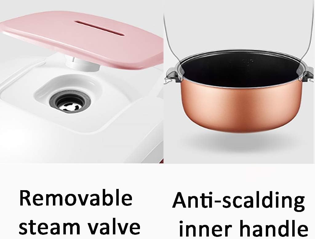 Rice Cooker Steamer | 860W | Automatic Cooking, Easy To Clean, High Temperature Protection - Making Rice And Steam Healthy Food And Vegetables.