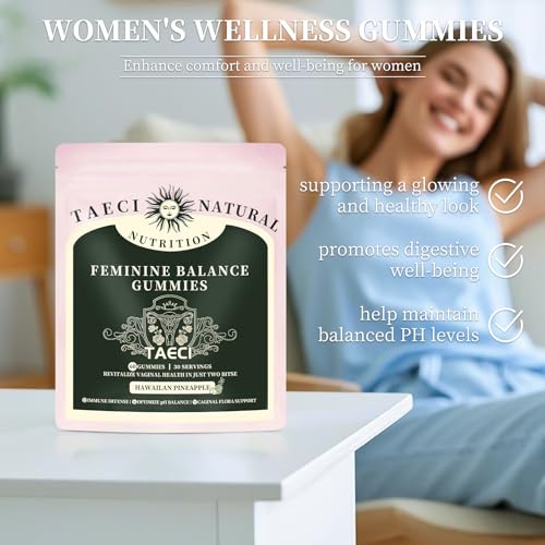 Premium Feminine Balance Gummies for Women – Hawaiian Pineapple Flavor – Supports pH & Daily Wellness – Probiotic Supplement – Vegan, Gluten-Free – 60 Gummies (30 Servings) - Image 5