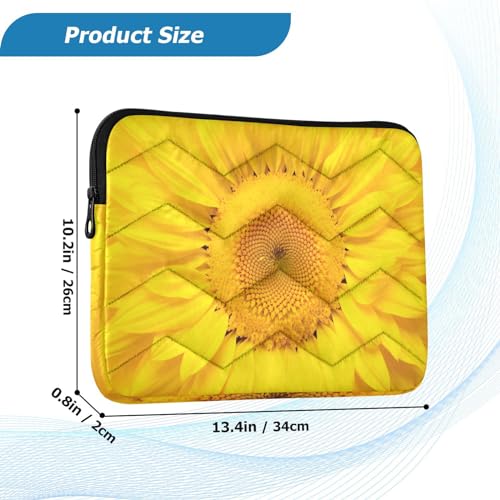 Funda para laptop 13-14 pulg. amarilla impermeable resistente miniatura 3