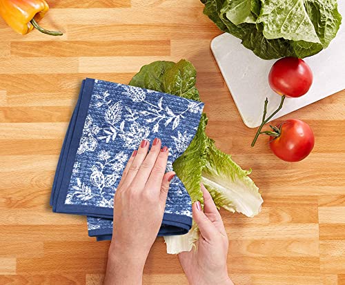 Image of FINGERCRAFT Kitchen Cloth 100% Soft High GSM Cotton Fabric Kitchen Towel, 20 x 30 Inches Perfect Size for Kitchen Uses, Set of 6, Multipurpose Use as Dish Towel, Bar Towel (Marlo Thomas)