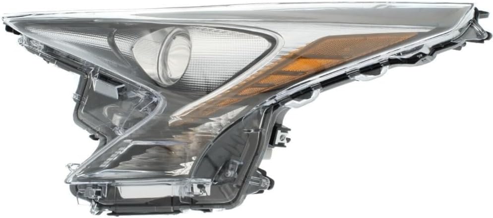 Headlight Driving Head Light Headlamp Driver Left Side Hand Clear Lens for Toyota for Prius Base/4/Technology/3/2 Eco 2016 1 2017-2018