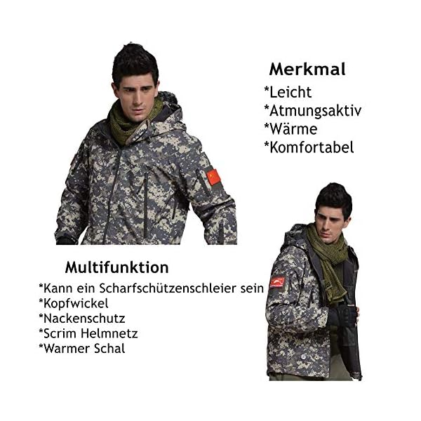 ReFire Gear Tarnung Tarnnetze Netzschal Tarnschal Tactical Mesh Net Schal Armee Draussen Jagd Camo Camouflage Conceal… – Bild 8