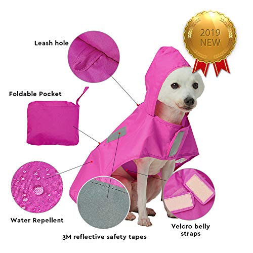Imperméable chien avec capuche pour éviter les poils mouillés - 3