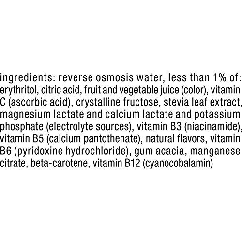 vitaminwater zero xxx, electrolyte enhanced water w/ vitamins, açai-blueberry-pomegranate drinks, 16.9 Fl Oz (Pack of 24)