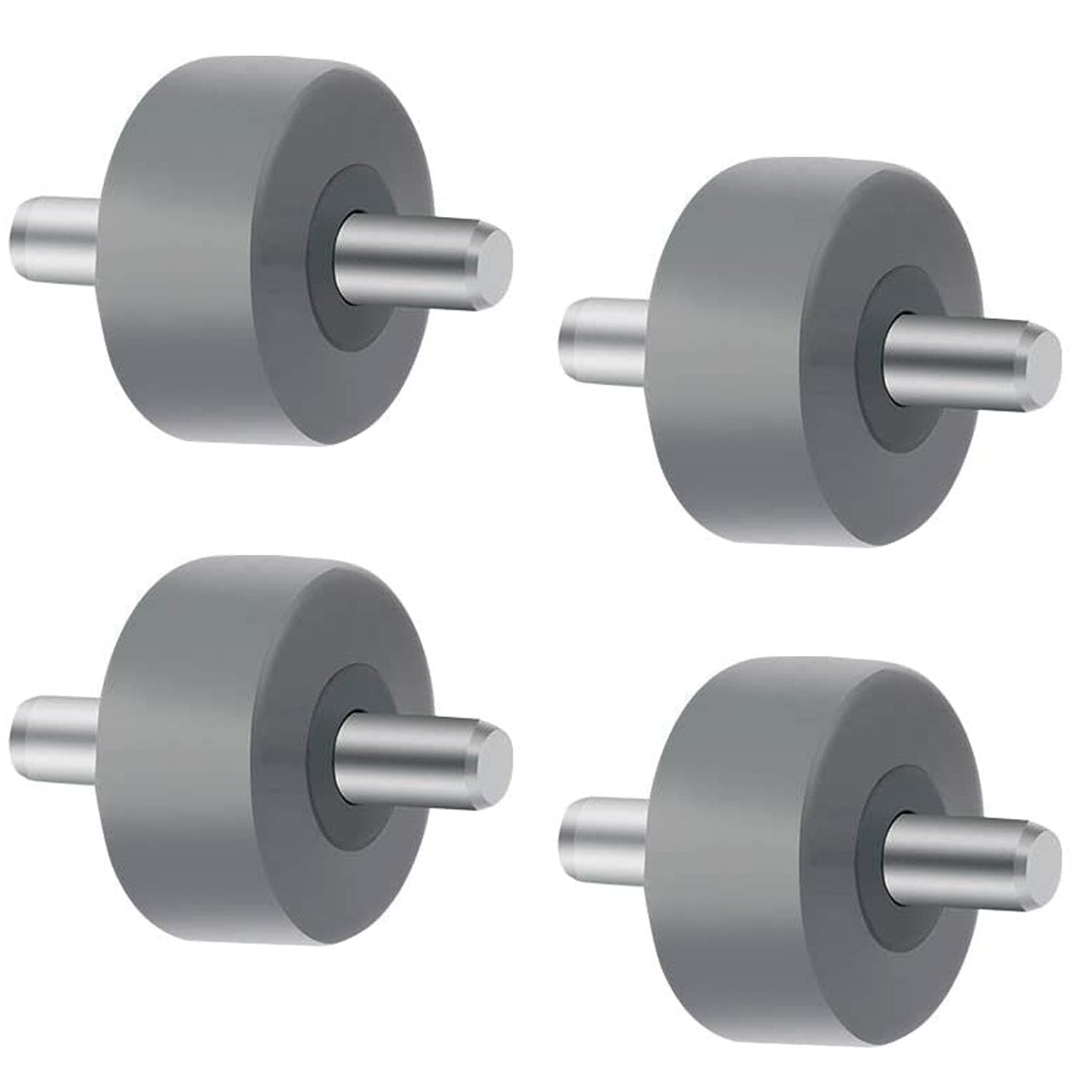 2 Pairs Vacuum Cleaner Mini Front Roller Wheels Accessory, Axles Rollers,Small Floor Brush Wheels,Fit for Shark NV350,NV351,NV352,NV355 Vacuum Cleaner Replacement Wheels