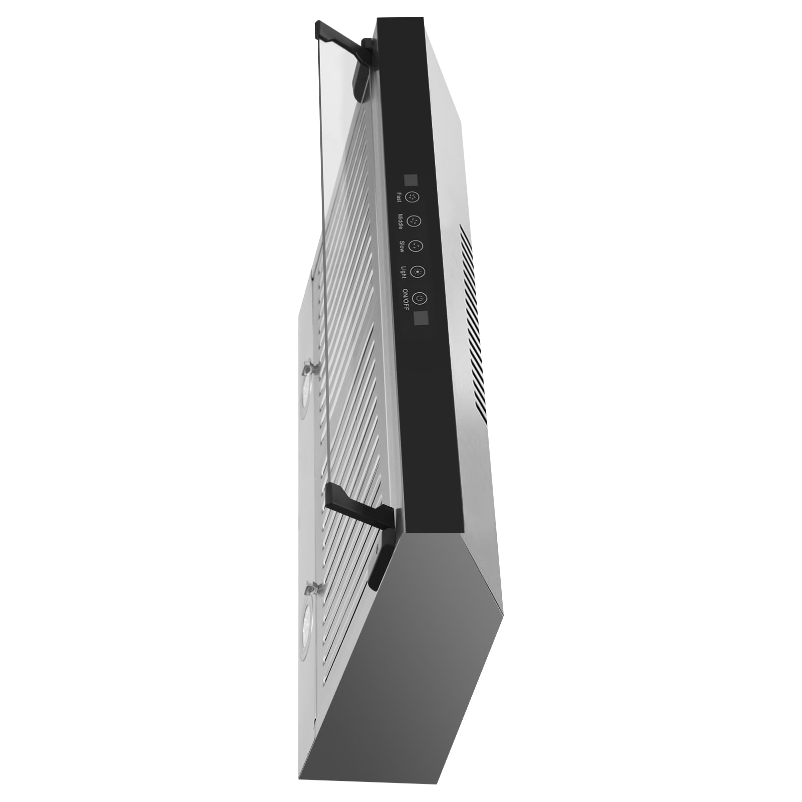 Cappa aspirante sottopiano 60 cme LED, cappa aspirante, 500 m³/h argento