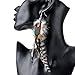 Lureme Bohemian Style Multicolor Pheasant Feathers Dangle Earrings for Women(02004768)