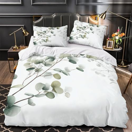 Housse de couette eucalyptus 3D effet haut de gamme - 2
