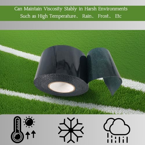 Image of Double-Sided Artificial Turf Tape,2 inch x16.5' Heavy Duty Self-Adhesive Strong Viscosity Artificial Grass Seam Tape Synthetic Fake Grass Tape for Lawn Outdoor Carpet Jointing and Connecting