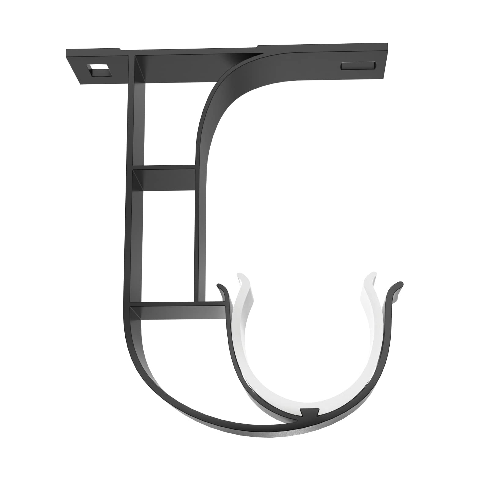 Black Tension Rod Bracket