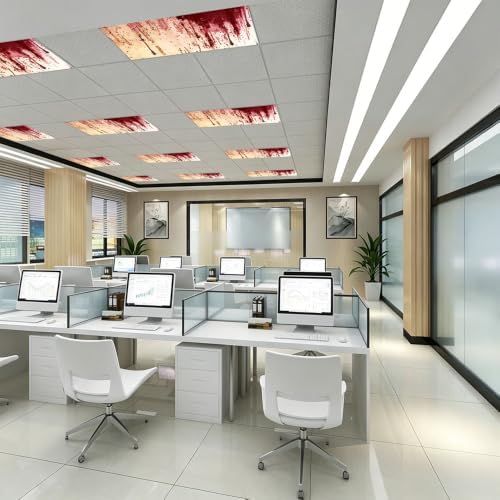 Halloween Bloody Fluorescent Light Covers for Ceiling Lights 4x2FT 2Pcs — 사진 6