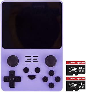 WUBA Powkiddy RGB20S Handheld Game Console with 15000 Games, 3.5-inch 16G+64G Retro Portable Handheld Game Console, Arkos System Video Game Console, Birthday Gifts for Boys