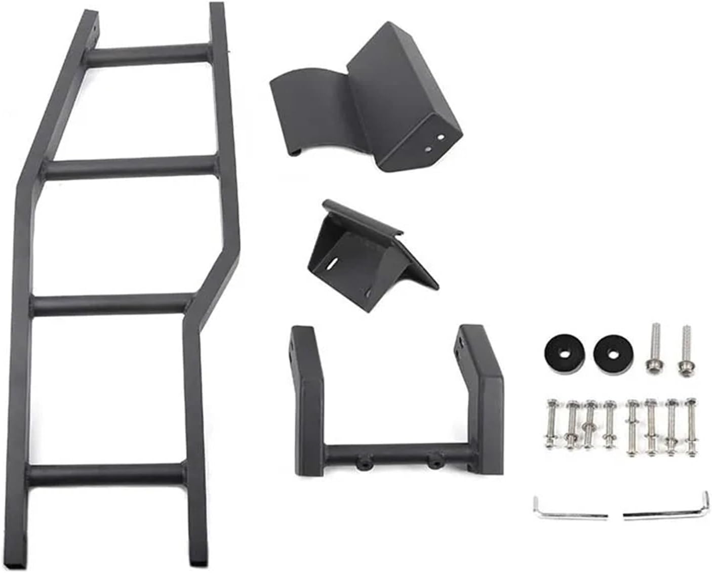 Aluminum Alloy Tailgate Ladder Rear Door Climbing Rack Compatible with Suzuki Jimny 2007-2017 Accessories