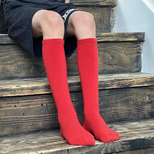 Image of juDanzy Solid Knee High Socks for Sports or School Uniforms