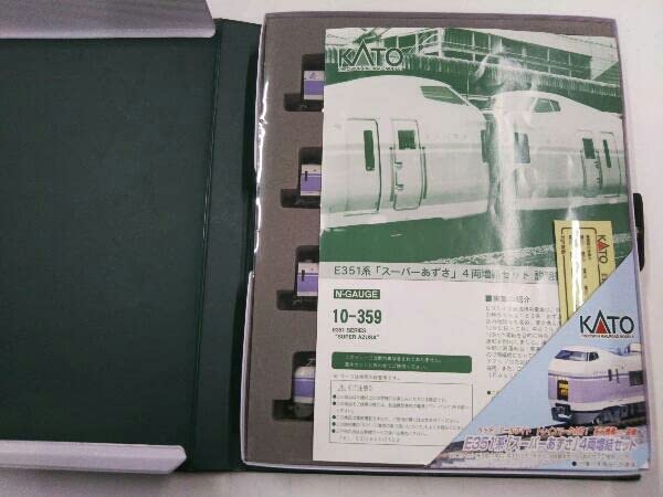 KATO Nゲージ E351系 スーパーあずさ 増結 4両セット 10-359 鉄道模型 電車 cm3dmju Amazon | KATO Nゲージ E351系 スーパーあずさ 増結 4両セット