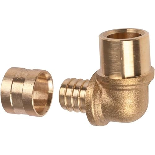 Raccord PER coudé 90° à glissement - PER Ø 16 mm - Cuivre Ø 14 mm - PB tub