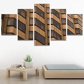 SIGNWIN 5 Panel Canvas Wall Art Modern Art...