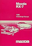  1986 Mazda RX-7 Repair Shop Manual Original
