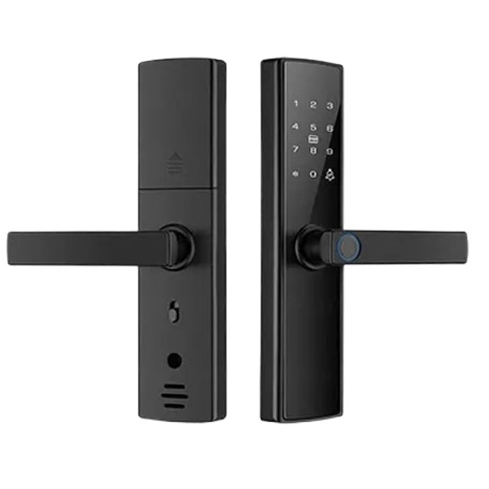 Serratura connessa Serratura elettronica Smart Lock con blocco delle impronte digitali 5 in 1 Accesso senza chiave tramite impronta digitale/Cod/Card/App(22x180(50 50))