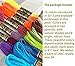 DMC Embroidery Floss, DMC Embroidery Thread Pack,Exclusive Colors,Kit Bundle with Cross Stitch Hand Embroidery Needles Size 24.Premium Supplies for Embroidery String,Yarn Set,DMC Cross Stitch Threads