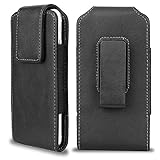 iPhone 6 Plus Vertical Leather Belt Case, Samcore Clip Holster Pouch Carrying Sleeve (Fits iPhone 6 Plus / Galaxy Note 3 / Galaxy Note 4 / Galaxy Note 5)