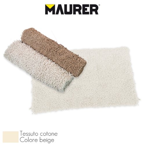 Maurer 4042555-Cotton Bath Mat Octopus 50 x 70 cm Beige