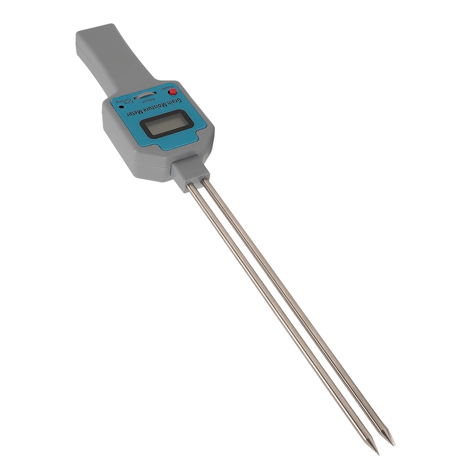 Water Content Analyzer Grain Humidity Meter Accurate LCD Backlit Display Portable Grain Water Content Analyzer for Beans Rice Sorghum Wheat Corn