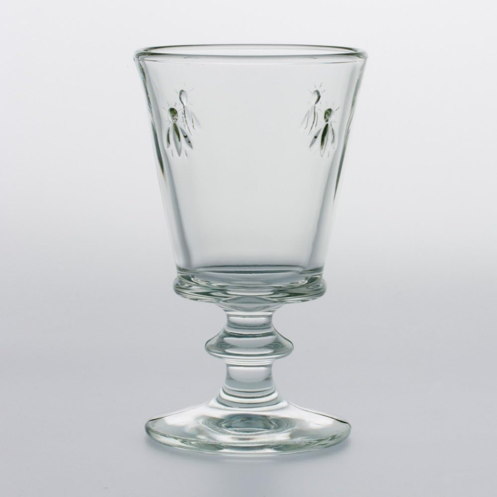 La Rochere Bee Wine Glass Set of 6 Goblet 8 Ounce