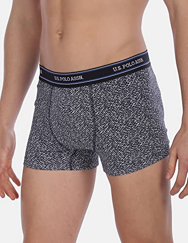 Image of U.S. Polo ASSN. Men's I616 Elasticized Waist Printed Underwear Trunks - Pack of 1