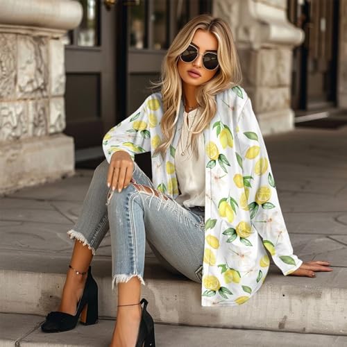 Women’s Open Front Cardigan Long Sleeve Loose Sweater Lightweight Soft Cardigan Jackets4