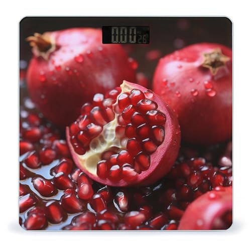 Báscula digital de baño con diseño de frutas y capacidad 400 lb miniatura 1
