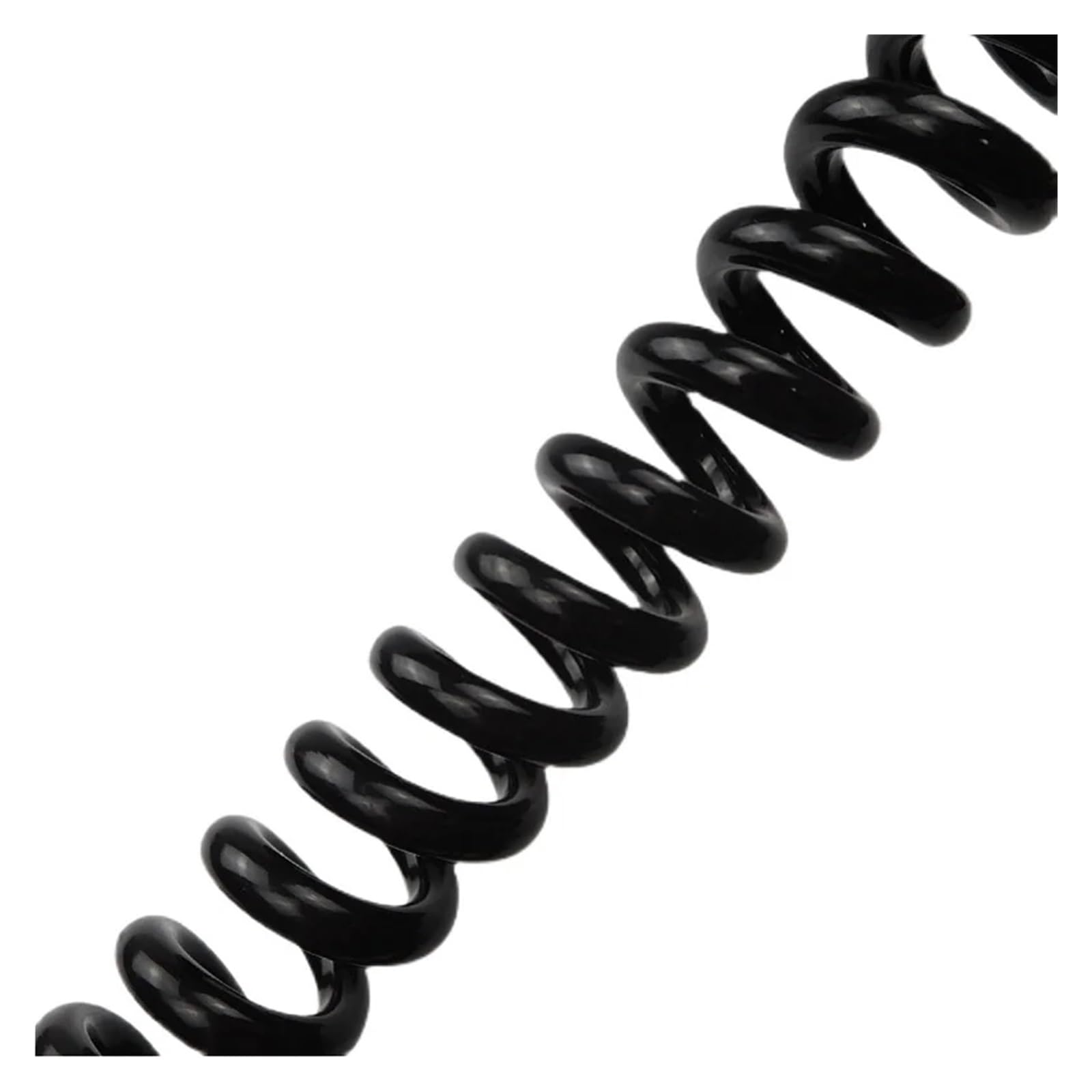 Câble spiralé à ressort noir à 4 conducteurs, câble télescopique 22/20/18/17/15/13 AWG, fil de 0,3 mm² à 2,5 mm², extensible de 1 à 5 mètres, câble rétractable extensible(Stretch 5Meters,4C 20AWG 0.5m