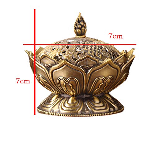 Incense Stick Holder Copper Alloy Incense Burner Holder for Sticks Cones Home Buddhism Buddha Buddhist Meditation Decorations